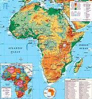 Image result for Map of the African Continent