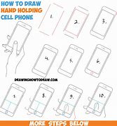 Image result for Holding iPhone 12 Drawing