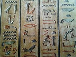 Image result for Hieroglyphic Writing