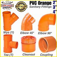 Image result for PVC Tee Orange