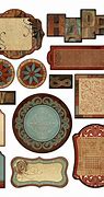 Image result for Vintage Scroll Paper Stickers