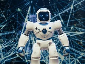 Image result for Blue and White Robot