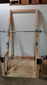 Image result for Homemade Squat Rack