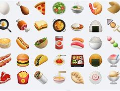 Image result for Aesthetic Food Emojis