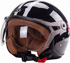 Image result for Retro Helmet with Face Shield