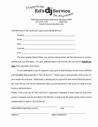 Image result for DJ Contract Template Word Free