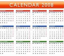 Image result for 2008 Monthly Calendar
