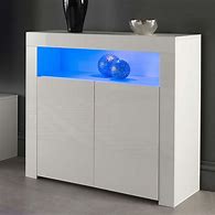 Image result for White LED Mirror Sideboard