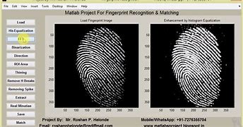 Image result for Fingerprint Recognition Matlab Code