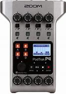 Image result for Zoom Podtrak P4 with USB Inputs for the Microphones