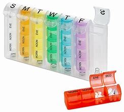 Image result for Weekly Pill Organizer
