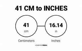 Image result for 41 Cm to Inches