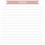 Image result for Printable Notes Page
