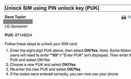 Image result for Vodafone PUK Code
