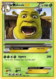 Image result for Shrek Pokemon Card