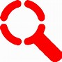 Image result for Red Search Icon