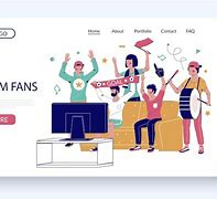 Image result for Fan Website Page Template