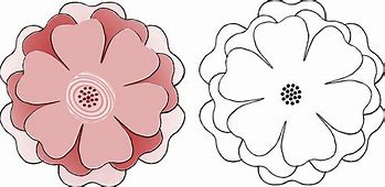 Image result for Flower Template Cut Out Rolled Free