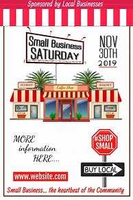 Image result for Small Business Saturday Poster