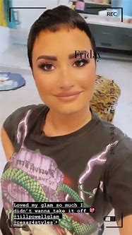 Image result for Demi Lovato Buzz Cut