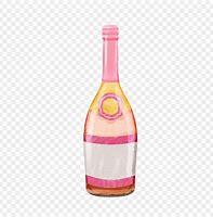 Image result for Pink Champaign Bottle No Background