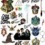 Image result for Free Printable Washi Paper Harry Potter Stickers