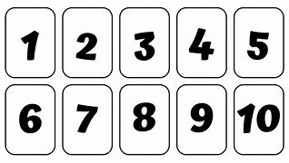 Image result for Printable A4 Numbers