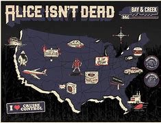 Image result for Alice Isn't Dead Map of America