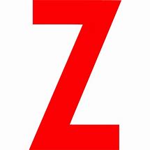 Image result for Red Alphabet Letter Z