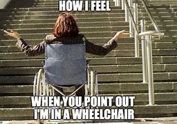 Image result for Wheelchair Meme