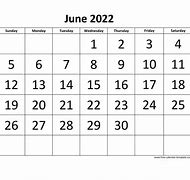 Image result for June 22 Calendar