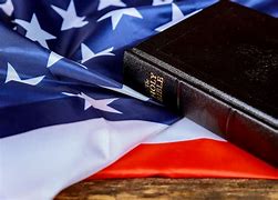 Image result for American Flag and Bible
