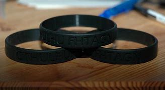 Image result for Personalized Rubber Wristbands