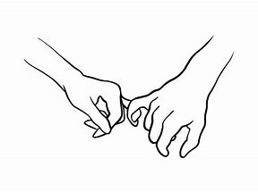 Image result for Holding Hands Pinky Promise Drawings