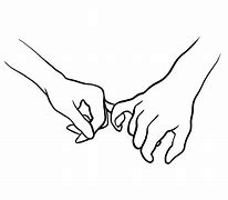 Image result for Black and White Pinky Promise