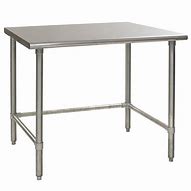 Image result for Work Table with Stainless Steel Top