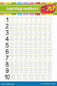 Image result for Kids Number Practice Sheets