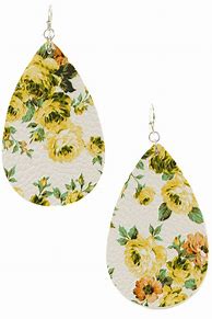 Image result for Tropical Print Earrings Drop