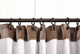 Image result for Using Clips to Hang Curtains