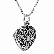 Image result for Sterling Silver Heart Locket Necklace