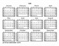 Image result for 1688 Calendar