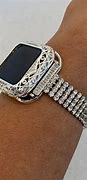 Image result for Silver Glitter Apple Watch Band