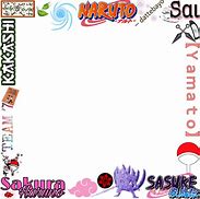 Image result for Naruto Purple Boarder Logo