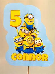 Image result for Minion Waving Cake Topper