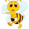 Image result for Fuzzy Bee Cartoon