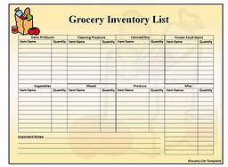 Image result for Convenience Store Inventory List