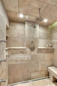 Image result for Stone Bathroom Shower Tile Ideas