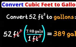 Image result for 1 Gallon to Cubic Meter