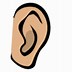 Image result for Cartoon Listening Ears Clip Art