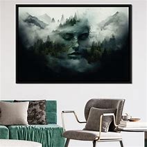 Image result for 20X60 Fall Lake Wall Art